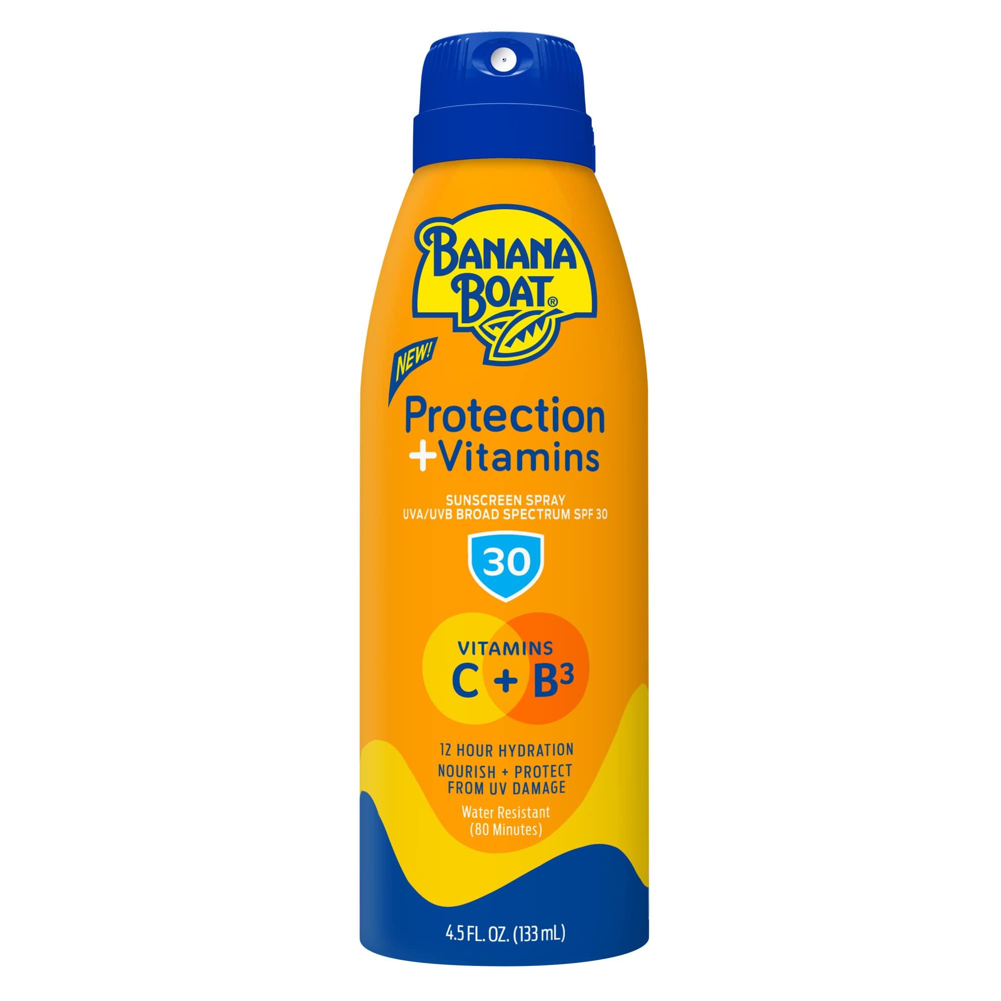 Amazon.com: Banana Boat Protection + Vitamins Sunscreen Spray SPF